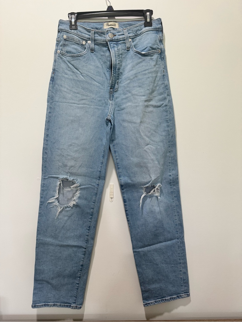 Madewell Light Blue Distressed Jeans | Very Good Condition